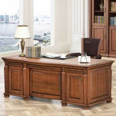 白宫办公桌是什么木材？原木办公桌价格