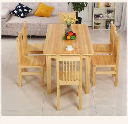 松木餐桌和餐椅（松木餐桌餐椅价格）