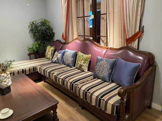 小客厅的美式沙发图片（美式乡村客厅沙发）
