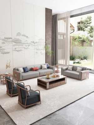 新中式沙发什么木质的好（新中式沙发背景墙图片）