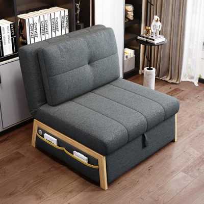 单人沙发折叠牛皮床（单人沙发折叠床价格）