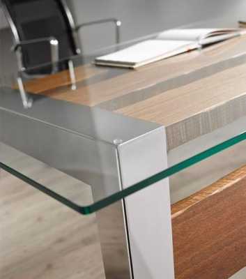 怎么固定玻璃和办公桌啊（木质桌面）？办公桌木质分类