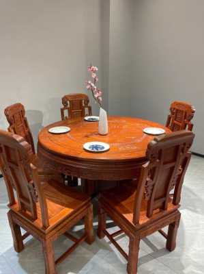 缅甸花梨木大果紫檀餐桌（缅甸花梨木大果紫檀图片）