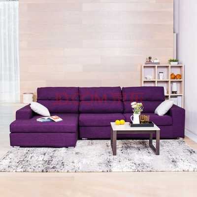 客厅配紫色沙发（紫色沙发配什么壁纸）