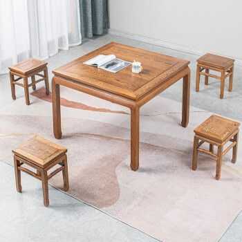 西厢房红木家具餐桌（西厢房新中式家具）
