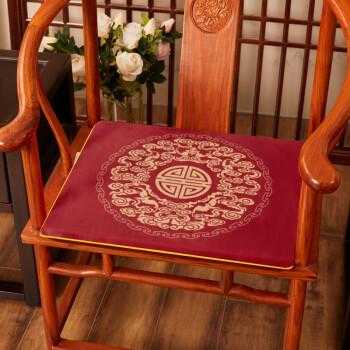 红木餐桌坐垫（红木餐桌椅子坐垫）