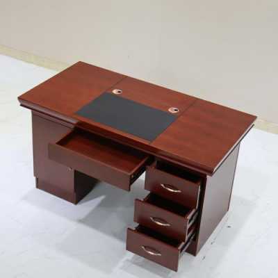 实木办公桌电脑主机如何放？新款实木办公桌