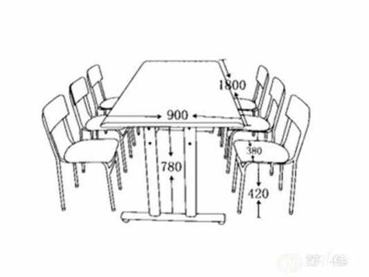 六人西餐桌（六人西餐桌椅平面图怎么画）