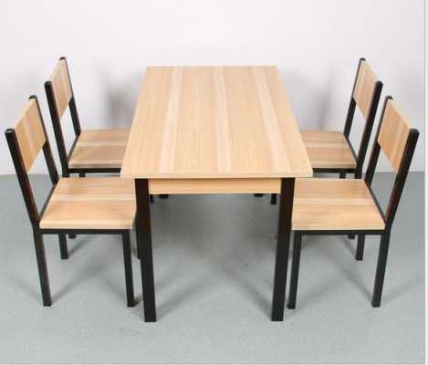 钢木餐桌椅（钢木餐桌椅定制）