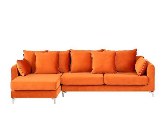 办公室用橙色的沙发好不好？（办公室时尚小沙发）